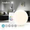 Nedis WIFILM10CWT - Chytré světlo Wi-Fi | Kulaté | Průměr: 200 mm | 360 lm | RGB/Warm to Cool White | 2700 - 6500 K, G