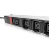 DIGITUS IT BASIC PDU, 3PH, 16A, 24 x C13, 3 x C19 Vertikální, 3m kabel, IEC309 3Ph-16A zástrčka