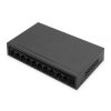 DIGITUS 8+2 Port GE PoE Switch 8 Port PoE 802.3at, 10/100/1000 Mbps + 2 Port GE