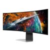 Samsung OLED LCD Odyssey G9 49" zakřivený/5120x1440/0,03ms/1M:1/250 nits/DP/HDMI/mHDMI/3x USB/Repro/Pivot/VESA/stříbrná