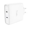 TRUST MAXO 100W 2P USB-C GAN CHARGER WHT