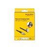 Delock Datový a nabíjecí kabel USB Type-C na Lightning pro iPhone a iPad, 180°, pravoúhlá 1 m MFi