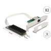 Delock Převodník M.2 Key B+M 1 x RJ45 10 Gigabit LAN