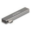 Delock 3 portový štíhlý USB Hub z USB Type-C na 1 x USB 10 Gbps USB Typ-A + 2 x USB 2.0 Typ-A