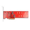 Delock Karta PCI Express x8 na 2 x interní M.2 Key M 110 mm NVMe - rozvětvení - Low Profile