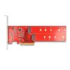 Delock Karta PCI Express x8 na 2 x interní M.2 Key M 110 mm NVMe - rozvětvení - Low Profile