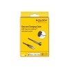 Delock Datový a nabíjecí kabel z rozhraní USB Typ-A na Lightning™ pro iPhone™, iPad™, iPod™, pravoúhlý, s funkcí stojanu