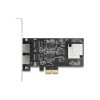Delock PCI Express x2 karta na 2 x RJ45 5 Gigabit LAN