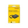Delock Čtečka karet USB-C™ na paměťové karty XQD a SD + port rozhraní USB 5 Gbps Typ-A