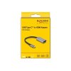 Delock Adaptér ze zástrčky USB Type-C™ na zásuvku HDMI (režim DP Alt), 4K 60 Hz, s HDR a HDCP