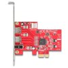 Delock PCI Express x1 Karta na 2 x externí FireWire B + 1 x externí FireWire A - Low Profile