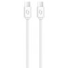 ALIGATOR Datový kabel POWER 3A, USB-C/USB-C, bílý