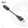 Club3D Adaptér aktivní DisplayPort 1.4 na HDMI 4K120Hz/8K60Hz HDR (M/F), černá