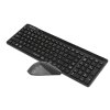 A4tech FG2400 Air2, bezdrátový kancelářský set klávesnice s myší, CZ, černá