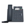 Yealink SIP-T31P SIP telefon, PoE, 2,3'' 132x64 podsv. LCD, 2 x SIP úč., 100M Eth