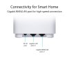 ASUS ZenWiFi XD5 1-pack Wireless AX3000 Dual-band Mesh WiFi 6 System, white