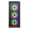 VeinX case HERMES MESH Mid Tower, ATX, 1xUSB 3.0, 2xUSB 2.0, 4x ARGB Fan, ARGB Controller, černá