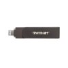 Patriot iLuxe Stick C MFi/128GB/USB 3.2/Lightning + USB-C/Černá