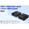 PremiumCord 4-port USB 3.0 extender po Cat5/Cat5e/Cat6 do 100m