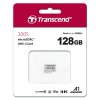 TRANSCEND MicroSDXC karta 128GB 300S, UHS-I U3 V30 + adaptér