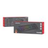 Herní mechanická klávesnice Genesis THOR 404/RGB/Outemu Peach Silent/Drátové USB-A/US layout/Černá