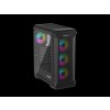 Počítačová skříň Genesis IRID 505 ARGB V2/Midi Tower/Transpar./Černá