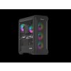 Počítačová skříň Genesis IRID 505 ARGB V2/Midi Tower/Transpar./Černá