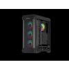 Počítačová skříň Genesis IRID 505 ARGB V2/Midi Tower/Transpar./Černá