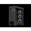 Počítačová skříň Genesis IRID 505 ARGB V2/Midi Tower/Transpar./Černá