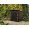 Zahradní domek Keter Pent Signature 7x7 Walnut, s podlahou
