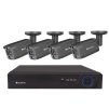 Kamerový set Securia Pro NVR4CHV8S-B SONY smart, IP,4 kamery, 8 Mpx, černý