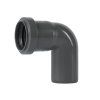 HTSafe Rohr Bogen DN 40 87 Grad Winkel Abflussrohr