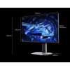 TCL 27G64 27" HVA 2560x1440/1ms/600 nits/5000:1/180Hz/2xHDMI/DP/VESA/High Adjustable/Tilt/Swivel/Low Blue Light/FreeSync