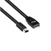 Club3D Prodlužovací kabel Mini DisplayPort 1.4 na DisplayPort 8K 60Hz DSC 1.2 HBR3 HDR Bidirectional (M/F), 1m