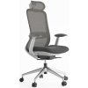 Ergonomická kancelářská židle BESSEL šedý plast, tmavě šedá, sezení 8+ hodin denně