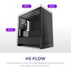 NZXT skříň H3 Flow / microATX / 1x120mm / USB / USB-C / černá