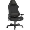 Herní židle DXRacer TANK černá, látková, 8-12 hodin denně