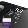 TrueLife FitScale W6 BT - Bioelektrická impedanční bluetooth váha - černá