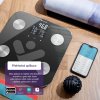 TrueLife FitScale W6 BT - Bioelektrická impedanční bluetooth váha - černá