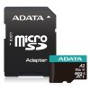 ADATA MicroSDXC karta 512GB Premier Pro UHS-I V30S (R:100/W:80 MB/s) + SD adaptér