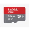 SANDISK Ultra Micro SD card SDXC 512GB + SD Adapter 150 MB/s A1 Class 10 UHS-I