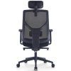 Ergonomická kancelářská židle ARES černá, pro vysoké postavy