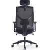 Ergonomická kancelářská židle ARES černá, pro vysoké postavy