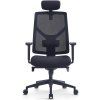 Ergonomická kancelářská židle ARES černá, pro vysoké postavy