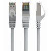 GEMBIRD PP6A-LSZHCU-15M – S/FTP Cat. 6A LSZH propojovací kabel, šedý, 15 m
