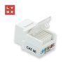 LYNX keystone UTP Cat5e, samozařevácí, 90 stp., bílý