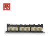LYNX 19" patch panel  24-port, FTP Cat5e, 50µ, stíněný, černý