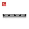 LYNX 19" patch panel 24-port, UTP Cat6, 50µ, nestíněný, černý