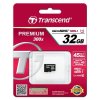 TRANSCEND MicroSDHC karta 32GB Premium, Class 10 UHS-I 300x, bez adaptéru