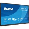 75'' iiyama TE7512MIS-B4AG:IPS,4K,40P,USB-C
